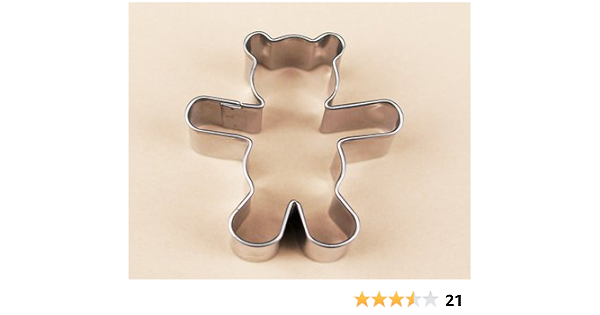 Amazon 馬嶋屋完全オリジナル商品 抱っこがしやすい長い腕 日本製クッキー抜き型 ハグベア ミニテディベアー クッキー型 オンライン通販