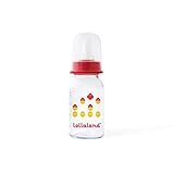 Lollaland 4 oz Glass Baby Bottle Bold Red by Lollaland