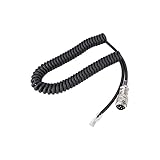 V BESTLIFE マイクアダプター 八重洲 FT-450D FT-897D FT-991 FT-891用 8ピン - RJ-45モジュラーマイクアダプター