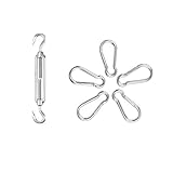 B Blesiya ５個梨形状 HMS カラビナ　アイフック　ターンバックル　ステンレススチール　多用途　高品質