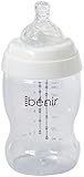 Benir Nurser With Protective Cap (pp) Clear/White 9 Oz [並行輸入品]