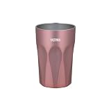 サーモス 真空断熱タンブラー 400ml ローズブラウン ガラスコップのようなデザインタンブラー JTC-400 RBW
