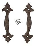 Decorative Cast Iron Gateハンドルのセット2
