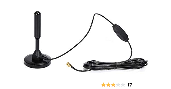 Amazon 車載 地デジ ワンセグ フルセグ ロッド アンテナ ブースター 内蔵 Sma 端子 強力マグネット付 車 バイク 車 バイク