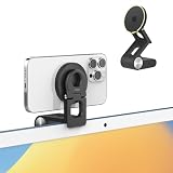 SODI 3-in-1 iPhone MagSafe対応マウント 連係カメラ マウント iPhone Air/17/16/15/14/13/12シリーズ モニター iMac用 デスクトップビュー マグネット式 webカメラ スマホスタンド リモート会議 FaceTime Mac OS Ventura 日本語取扱説明書
