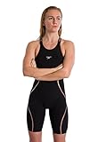 Speedo Women's Fastskin LZR Pure Intent Closed Back Kneeskin Black/Rose Gold 23