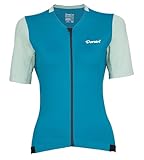 [ドネン サイクル] サイクルジャージ ショートスリーブジャージ レディース ターコイズ
