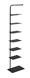 シューズラック-7足 ［Stack rack］ (ブラック)