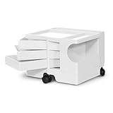 B-LINE（ビーライン）「BOBY WAGON（ボビーワゴン）」1段3トレイ/ホワイト BOBY13WH