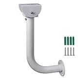 AKNPMHT 防犯・監視カメラアクセサリ 壁掛け式監視カメラブラケット全長約40cm L 型 壁用の取付金具 防犯カメラブラケット防犯カメラドームカメラブラケット
