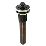 LASCO 20103VB Lift and Turn Pop Up Less Ports for Glass Vessel Sink, Venetian Bronze by LASCO