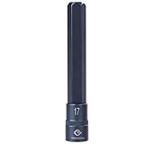 Demiawaking トルクスネジ用ビット 六角ドライバービット 1/2"150mm H4-H17 1個入り H17