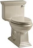 KOHLER K-3813-RA-33 Memoirs Stately Comfort Height One-Piece Elongated 1.28 GPF Toilet with AquaPist