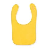 (ラークウッド) Larkwood 赤ちゃん・ベビー ユニセックス シンプル 無地/コントラスト スタイ ビブ 男女兼用 (ワンサイズ) (黄色)
