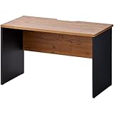 法人様向け オフィスコム オフィスデスク ペスパ2.0 古木調 幅1200×奥行600×高さ720mm ブラック PESPA-DK-1260