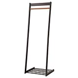 Ｌ型 天然木ハンガーラック (50cm)