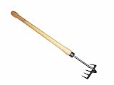 Dewit 5-Tine Forged Hand Rake with Drop Grip Handle [並行輸入品]
