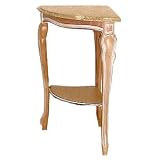 大理石付コーナー花台 イタリアクラッシック調家具VG-215L