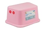 Kids Toddler Step Stool with Rubber Grips Sink Basin Potty Training - PINK by First Steps