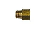 ノーブランド品　ブラス　　異径パイプアダプター　3/8" Female x 1/4" Male NPT　　５個入り