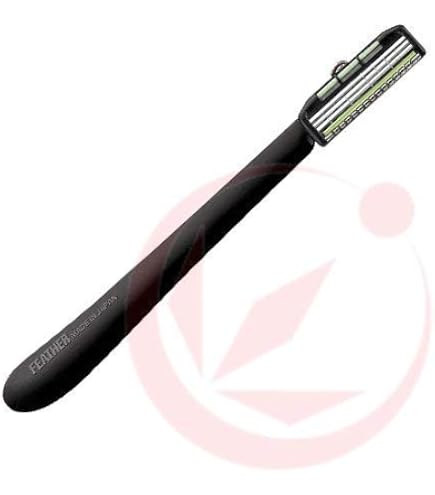 Amazon.co.jp: フェザー エフシステム レザー PF-RW 木柄 : ビューティー