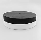 Sweetimes 織り平ゴム ゴムベルト業務用 25/30mm幅 40m巻 No.96 (ブラック 幅3.0㎝)