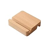 携帯電話ホルダー デスク用木製電話ホルダー - 木製携帯電話ホルダー 耐久性のある質感無垢材の携帯電話ホルダー 互換性のある電話ホルダーデス