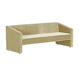 arne ソファー 3人掛け 肘付き プチコンパクトソファJET モケット生地 ベージュ