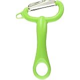 サンクラフト ピーラー 皮むき器 日本製 野菜の皮がクルンっと離れる軽い使い心地 グリーン FC-109
