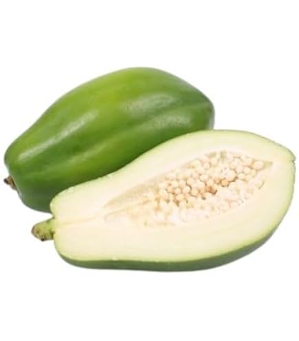 Amazon.co.jp: 無農薬 青パパイヤ 2kg（約2～4玉）沖縄産 沖縄本島から