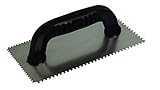 QLT By MARSHALLTOWN 220 9-Inch by 4-Inch Flat V Dual Notched Trowel with Cutback [並行輸入品]