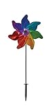 In the Breeze Rainbow Sparkle Pinwheelスピナー、12-inch