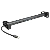 Leehitech 6-in-1 マルチポートUSB ドッキングステーション【1Gbps RJ45+4K HDMI+10Gbps 3*USB 3.2 A データ転送ポート+PD100W充電】多機能を同時に使用。Macbook Air/Pro、Rog Ally、Dell、XPS、HP、Surface Go、Samsung、Lenovoなどに対応