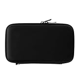2DS XL/LL 3DSのスイッチキャリーケース、8ゲームカードスロット8枚の保護ハードシェルポータブルトラベルバッグ、内側ポケット、コンソール用のスイッチポーチ、ケーブル、アクセサリ (黒)
