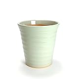 鉢 KANEYOSHI 【日本製/三河焼】 陶器 植木鉢 フラワーロード ライトグリーン 6号