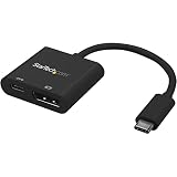 StarTech.com USB-C - DisplayPort 1.2変換アダプタ／USB Power Delivery対応／4K60Hz／60Wパススルー充電／USBタイプC - DP Altモード／ディスプレイアダプタ／Thunderbolt 3互換 CDP2DPUCP