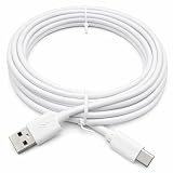 監視カメラ 防犯カメラ用 USB Type-C 電源ケーブル 電源専用コード (5m ホワイト)