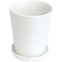 Amazon.co.jp: onajimi 植木鉢 プランター 鉢 陶器 白 ホワイト