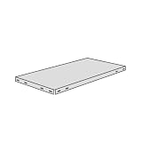 スチールラックのキタジマ 追加板 スマートラック NSTR用 幅60×奥行40cm 取付金具付 亜鉛メッキ 40kg/段
