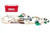 BRIO (ブリオ) 2024年クリスマス限定レールセット80000-142 [全74ピース] 対象年齢3歳~ 専用ケース付き(クリスマスプレゼント、レールセット、おもちゃ、木製レール)