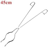 45 cmステンレススチールCrucible TongクランプグラファイトMelting炉ペンチホルダー