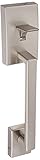 Schlage F62CEN619MNHRH Satin Nickel Right Handed Century Double Cylinder Handleset with Manhattan In