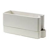 IKEA　SOTCITRON　自動水やり機能付き植木鉢　29×11cm　ホワイト　60289442