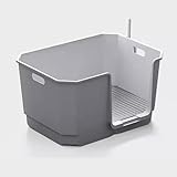 Riuuyyi 犬トイレ、犬トイレ、ペットトイレ、犬トイレ、ステンレスメッシュ犬トイレ、犬トイレ、ハイフェンス犬トイレ、ステンレスメッシュ犬トイレ、ハイフェンスステンレスメッシュ犬トイレ (網目間隔が 15mm です)