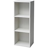 山善(YAMAZEN) A4 ブラザーズ カラーボックス 3段 ホワイトウォッシュ 幅40×奥行29×高さ109cm CABR-1140(JW)