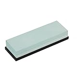 COOLBOTANG  両面砥石1000/400グリットコンビネーション コランダム砥石削り砥石 仕上げ 家庭用砥石 包丁研ぎ 荒砥石/中砥石 砥石チャプトン（滑り止めゴム台付き）