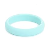 Chewbeads Jr. Skinny Charles Bangle Bracelet - Teething Jewelry - Turquoise [並行輸入品]