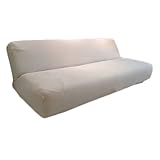 Arie(アーリエ) ソファーカバー クレア ソファーベッド用 W175-195×D85-100×H30-45cm ベージュ