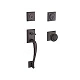 Baldwin DCNAPXTRATSR112 Reserve Double Cylinder Handleset Napa x Traditional with Traditional Square