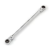 TEKTON WRN77103 Extra Long Flex-Head Ratcheting Box End Wrench, 8 mm x 10 mm [並行輸入品]